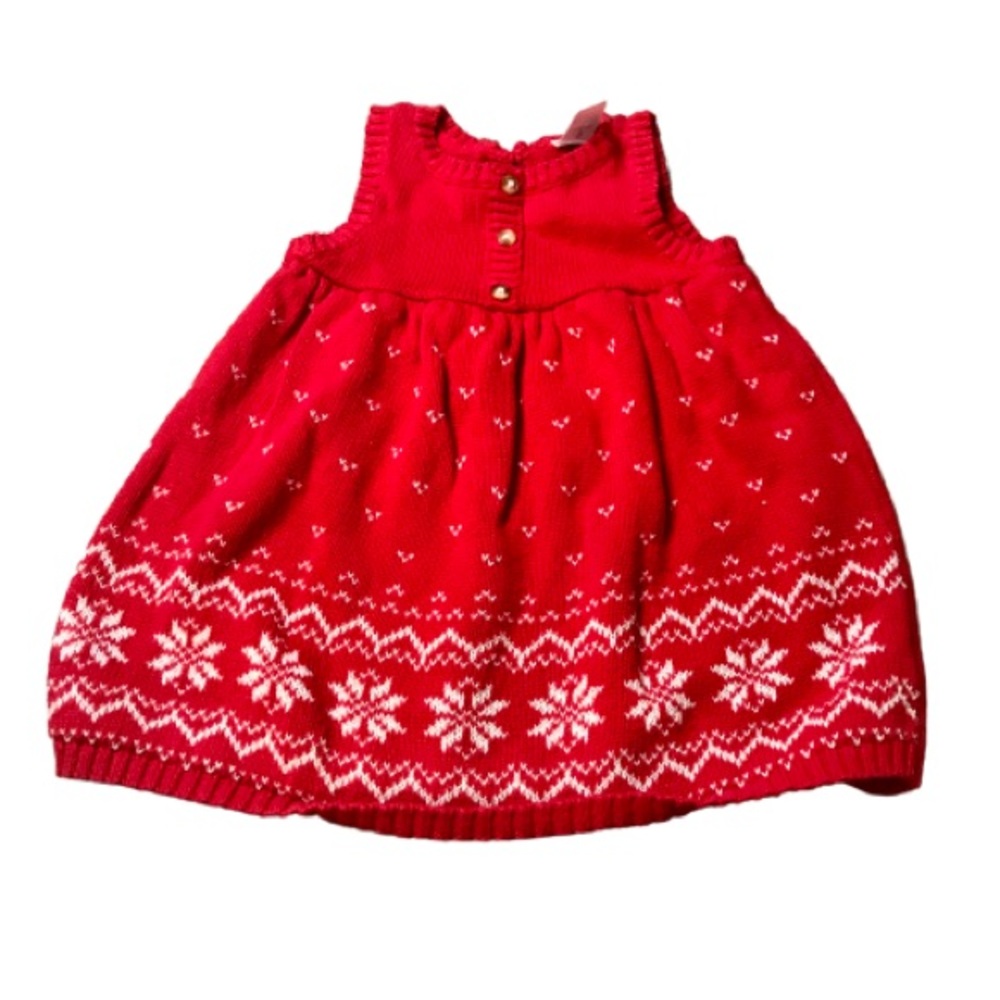 5/$25 Carter’s Girl’s 9 Months Red Holiday Dress